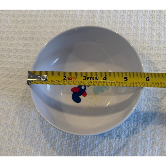 Reed & Barton Child Airplane 2 PC Place Set Melamine Picnic Baby Feeding Retired - Picture 2 of 7